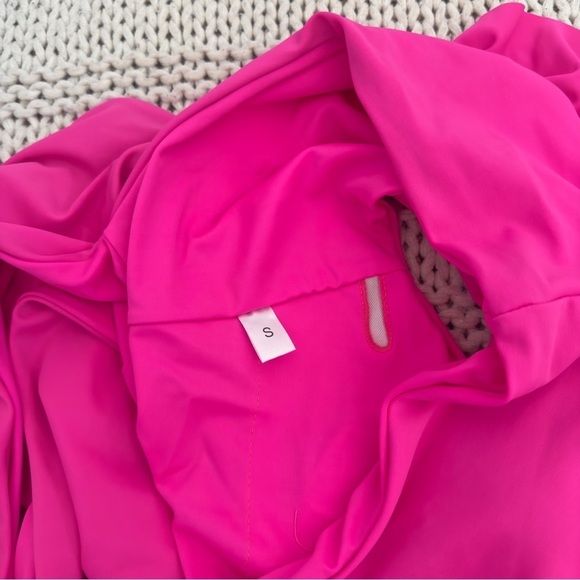 Women's Cut Out One Piece Swimsuit Ruffle Trim Asymmetrical High Waisted Small - Picture 6 of 6